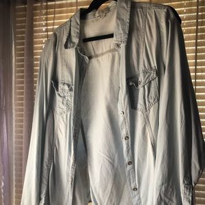 Lightwash Jean Shirt